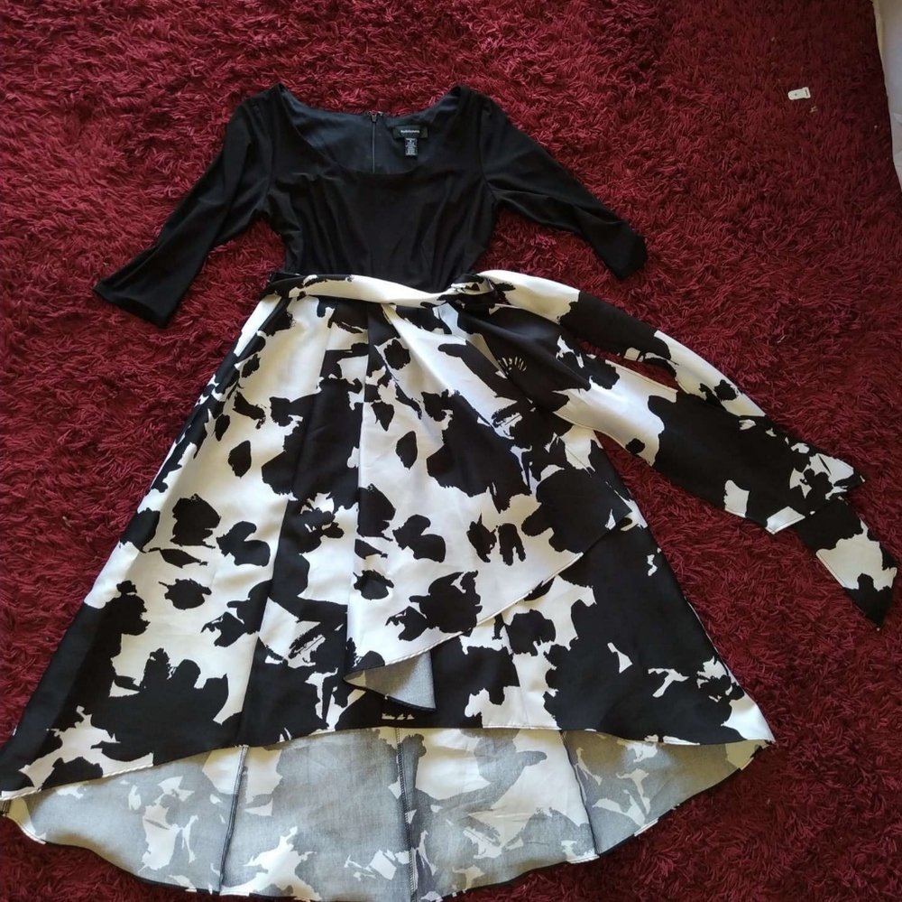 R & M Richard's floral dress